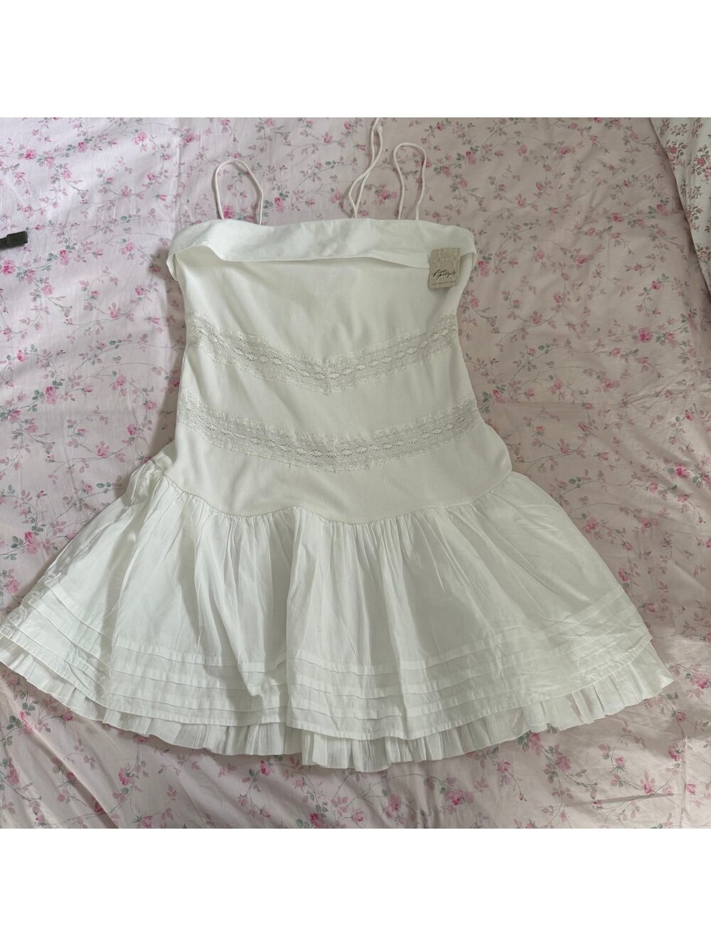 Free People Bliss Stretch Cotton Mini Dress